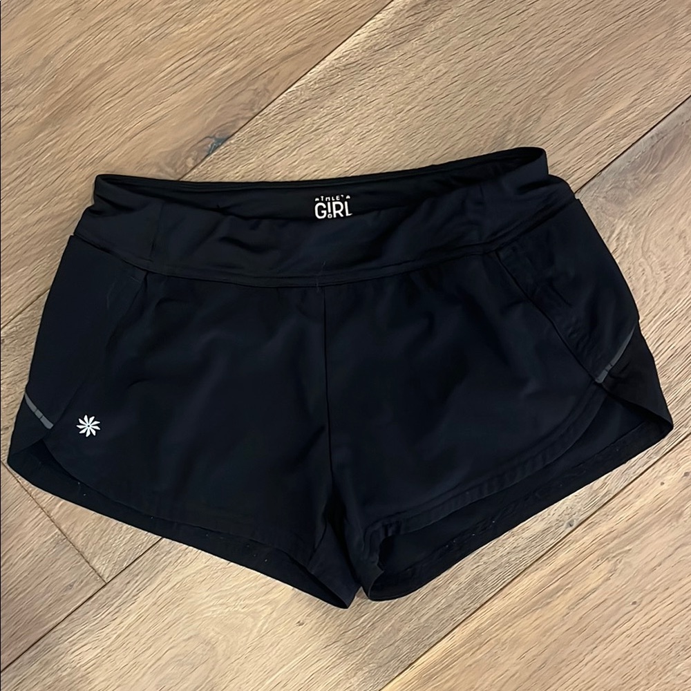 Athleta Girl Black Running Shorts